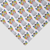 虹の翼の水彩天使読の本 薄葉紙 (詳細)