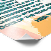 虹の聖書の肯定w_聖なる書物、 経典3 フォトプリント (角)