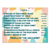 虹の聖書の肯定w_聖なる書物、 経典4 フォトプリント            (正面)