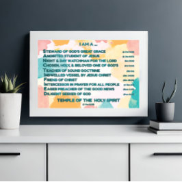 虹の聖書の肯定w_聖なる書物、 経典4 ポスター