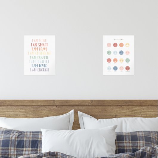 虹の肯定と感覚教室の装飾 (寝室)