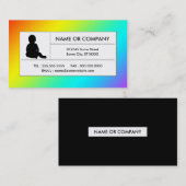 虹の育児 名刺 (正面/裏面)