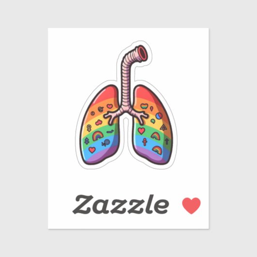 虹の肺 シール (シート)