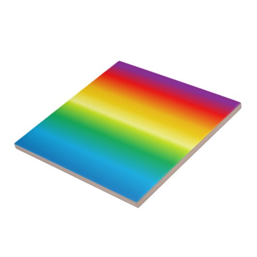 虹の背景カラフル タイル (側面)