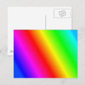 虹の背景 ポストカード (正面/裏面)