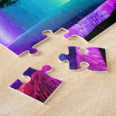 虹の色に囲まれた生活の木 ジグソーパズル (側面)