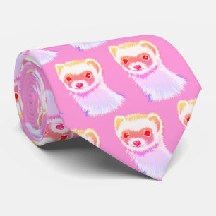 虹の色のサッシフェレット ネクタイ