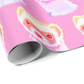 虹の色のサッシフェレット ラッピングペーパー (ロールコーナー)