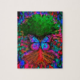 虹の色の平和な木 ジグソーパズル