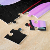 虹の色の木と空 ジグソーパズル (側面)