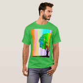 虹の色の木と空 Tシャツ (正面フル)