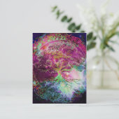 虹の色の生命の木 ポストカード (スタンド正面)