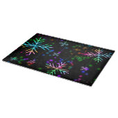 虹の色の雪 カッティングボード (角)