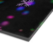 虹の色の雪 カッティングボード (角)