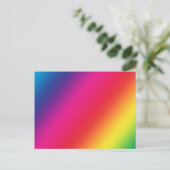 虹の色はがき ポストカード (スタンド正面)