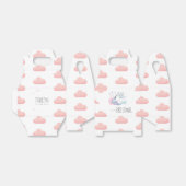 虹の色オン雲9象の赤ちゃんシャワー フェイバーボックス (折り畳みなし)