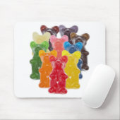 虹の色キャンディラバーグミベア マウスパッド (マウス)