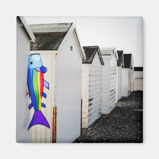 虹の色凧 マグネット (正面)