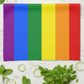 虹の色 キッチンタオル (折り畳み)