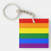 虹の色 キーホルダー (正面)