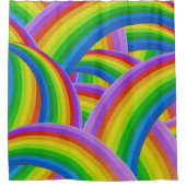 虹の色 シャワーカーテン (正面)