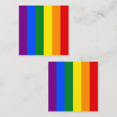 虹の色 スクエア名刺 (正面/裏面)