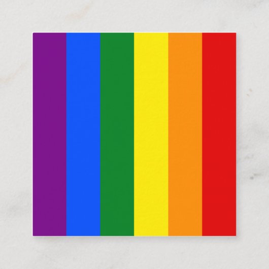 虹の色 スクエア名刺 (裏面)