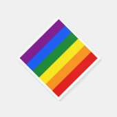 虹の色 スタンダードカクテルナプキン (角)