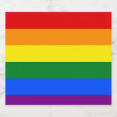 虹の色 スパークリングワインラベル (シングルラベル)