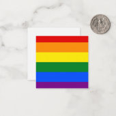 虹の色 ノートカード (正面/裏面インサイチュ)