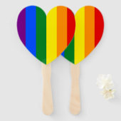 虹の色 ハンドファン (正面&裏面)