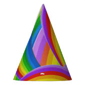 虹の色 パーティーハット (左)