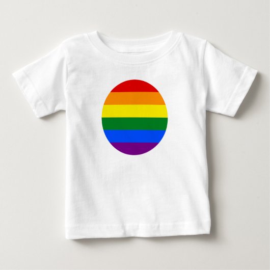 虹の色 ベビーTシャツ (正面)