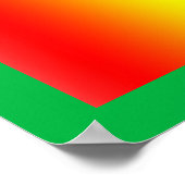 虹の色 ポスター (角)