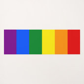 虹の色 ヨガマット (裏面(横))