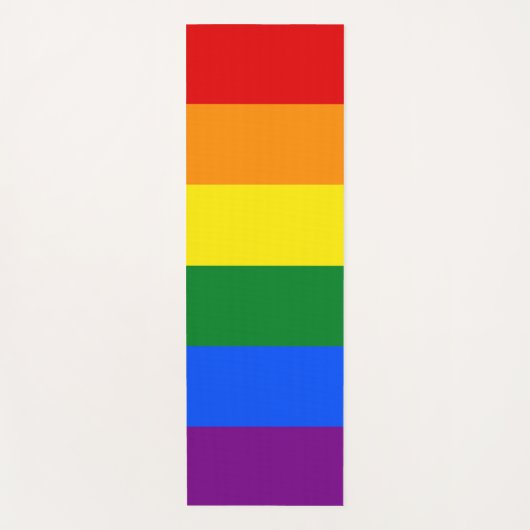 虹の色 ヨガマット (正面)