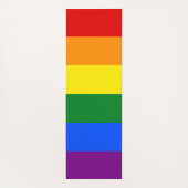 虹の色 ヨガマット (裏面)