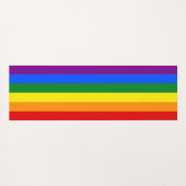 虹の色 ヨガマット (裏面(横))