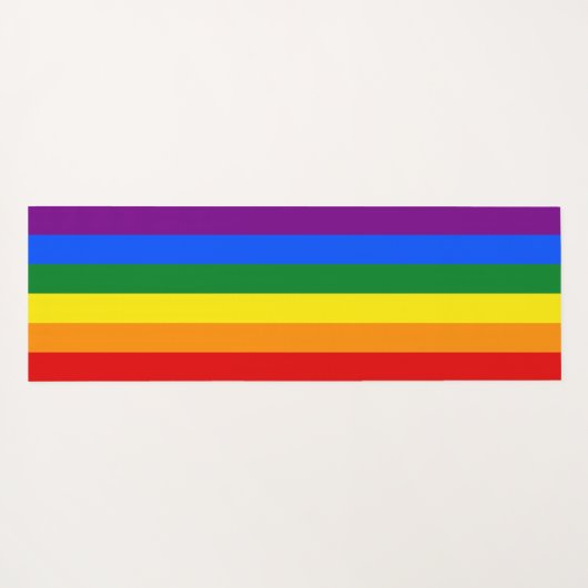 虹の色 ヨガマット (裏面(横))