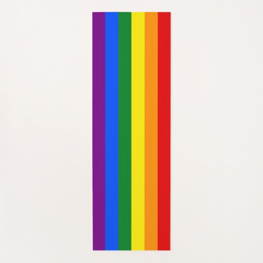 虹の色 ヨガマット (正面)