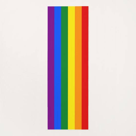 虹の色 ヨガマット (裏面)