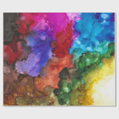 虹の色 ラッピングペーパー (フラット)