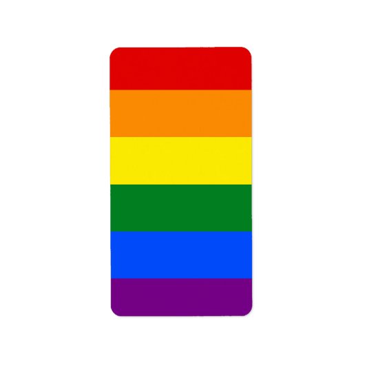 虹の色 ラベル (正面)