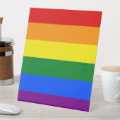 虹の色 台座サイン (インサイチュ)