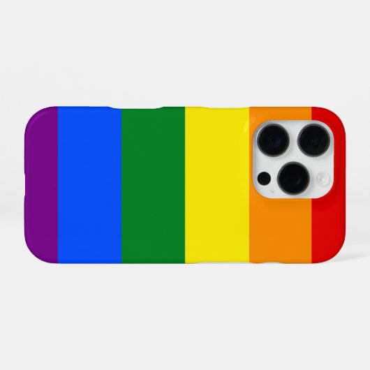 虹の色 iPhoneケース (裏面横)