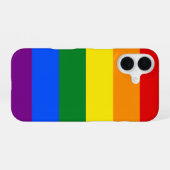 虹の色 iPhone 16ケース (裏面横)