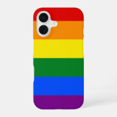 虹の色 iPhone 16ケース (裏面)