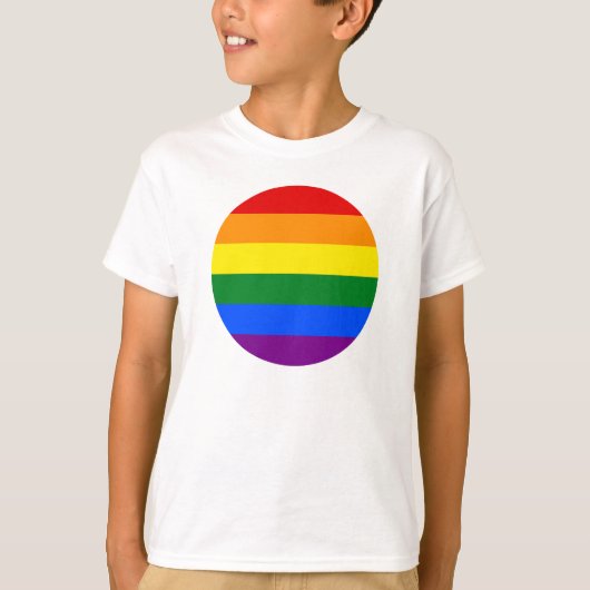 虹の色 Tシャツ (正面)