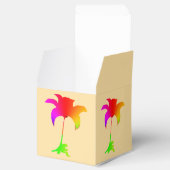 虹の花のデザイン フェイバーボックス (オープン)