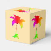 虹の花のデザイン フェイバーボックス (裏面サイド)